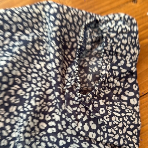 Women’s leopard print blue and white blouse‎ xl - Picture 4 of 14